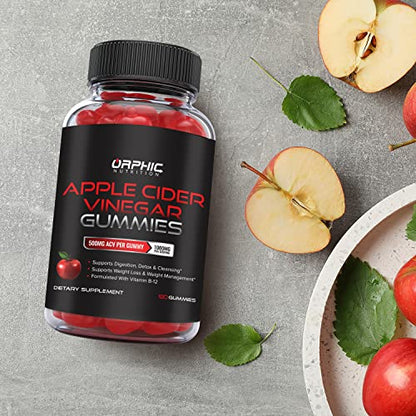 Apple Cider Vinegar Gummies with Mother- 1000mg - Supplement Formulated to Support ORPHIC NUTRITIONBuy Supplements Australia