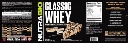 NutraBio Classic Whey Protein Powder- Full-Spectrum Amino Acid Profile - No Fillers NutraBioBuy Supplements Australia