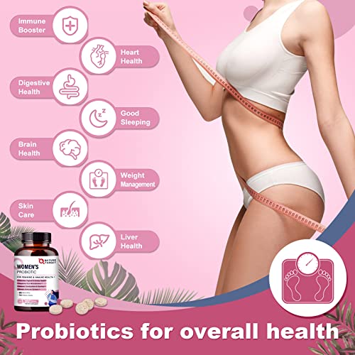 Probiotics-for-Women, Probiotics and Prebiotics, Cranberry and D-Mannose, 50-Billion NATURE TARGETBuy Supplements Australia