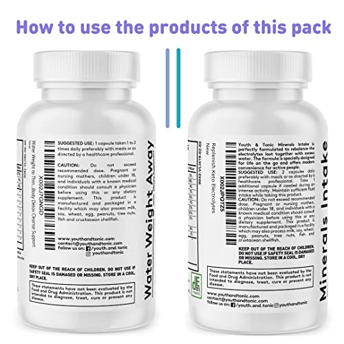 Water Weight Pills for Thin Waistline Belly Bloating Swelling & Temporary Water Retention Youth & TonicBuy Supplements Australia