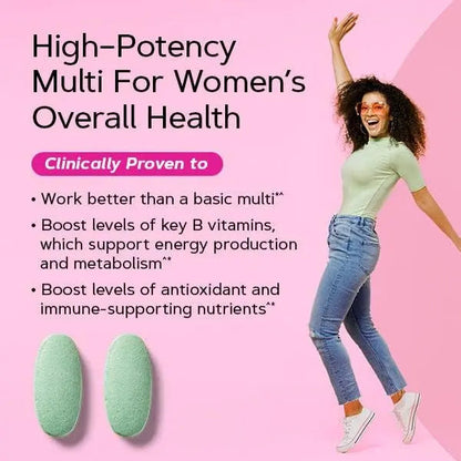 GNC Women’s Ultra Mega Multivitamin Caplets, Clinically Proven to Feel Better, Immune Support, Vitamin A, B, C, D GNCBuy Supplements Australia