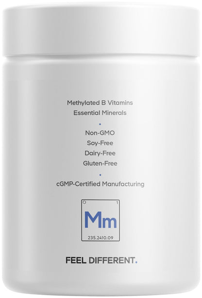 Codeage Methylated Multivitamin Supplement - B-Vitamin, Vitamins A, C, D, E, K2, B12 Methylcobalamin - L-Methylfolate - Magnesium, CoQ10, DIM, Probiotics, Benfotiamine, Lithium, Calcium - 90 Capsules CodeageBuy Supplements Australia