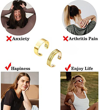 CSIYANJRY99 2-4PCS Lymphatic Drainage Ring for Women Men,Lymph Detox Ring Therapy CSIYANJRY99Buy Supplements Australia