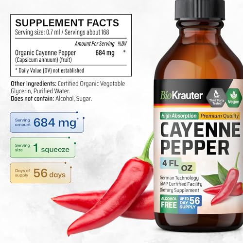 MAUWE HERBS Cayenne Pepper Supplement - Organic Cayenne Pepper Tincture MAUWE HERBSBuy Supplements Australia