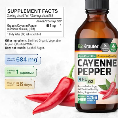 MAUWE HERBS Cayenne Pepper Supplement - Organic Cayenne Pepper Tincture MAUWE HERBSBuy Supplements Australia