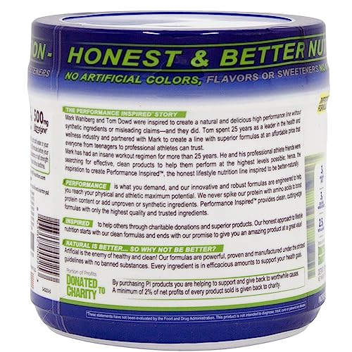 PERFORMANCE INSPIRED Nutrition Pre-Workout Powder - Contains Citrulline - Nitrosigine - Green Tea - All Natural - 1.49 lb - Tropical Fruit Punch