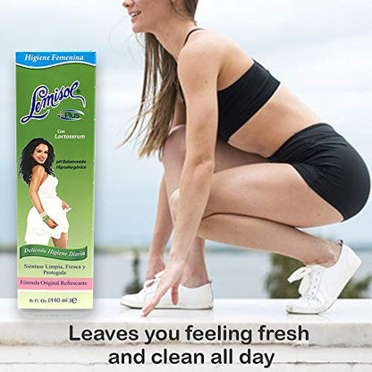 Lemisol Plus, Gentle Daily Feminine Cleanser, Original Refreshing Formula - 8 Oz (Pack of 3) LemisolBuy Supplements Australia