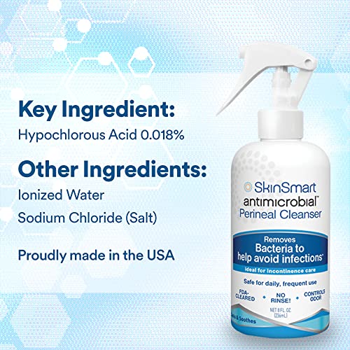 SkinSmart Antimicrobial Perineal Cleanser, Ideal for Incontinence Care SkinSmart AntimicrobialBuy Supplements Australia