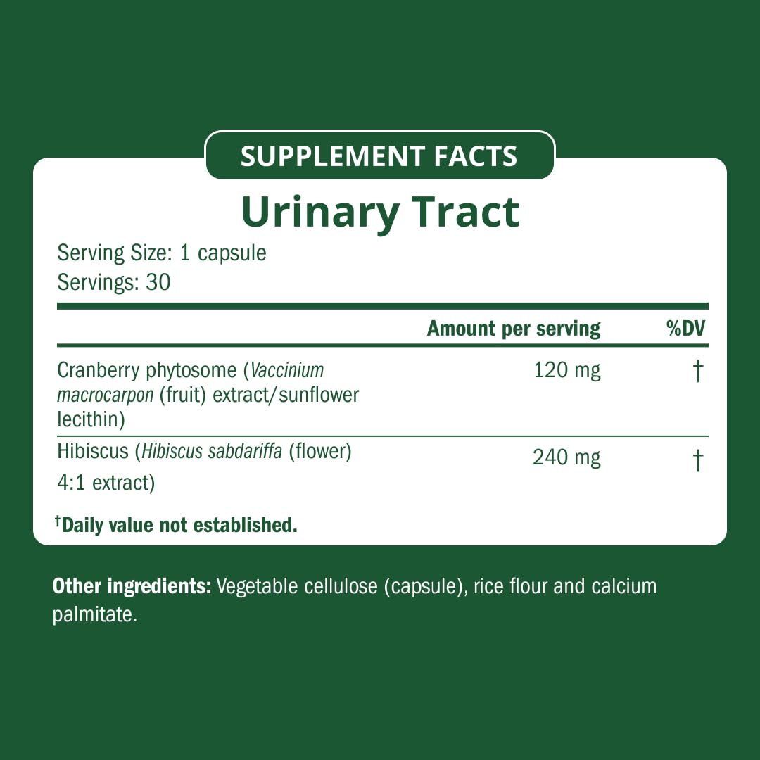 Semaine Urinary Tract Cleanse & Protect – 30 ct, Bladder Support Supplement for Women, Flushes Urinary Tract. Combines Cranberry Proanthocyanidins with Hibiscus. SemaineBuy Supplements Australia