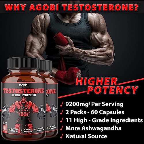 agobi Herbal Test Support for Male Supplement - Support Efficiency, Speed, Strength agobiBuy Supplements Australia