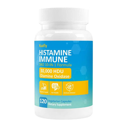 KUAFLY DAO Enzyme Supplements Histamine Blocker 120 Capsules– Natural DAO Supplement with Diamine Oxidase & Quercetin KUAFLYBuy Supplements Australia