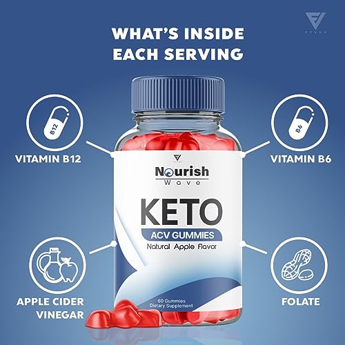 Nourish Wave Keto ACV Gummies Advanced Weight Loss Ketogenic AVC Apple Cider FyvusBuy Supplements Australia