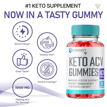 Slimsculpt Keto ACV Gummies Advanced Weight Loss, Slim Sculpt Keto + ACV Apple Cider FyvusBuy Supplements Australia