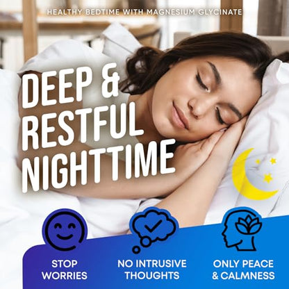 Magnesium Glycinate 500MG - Magnesium for Sleep - High Absorption Chelated Magnesiu JOYLI NutritionBuy Supplements Australia