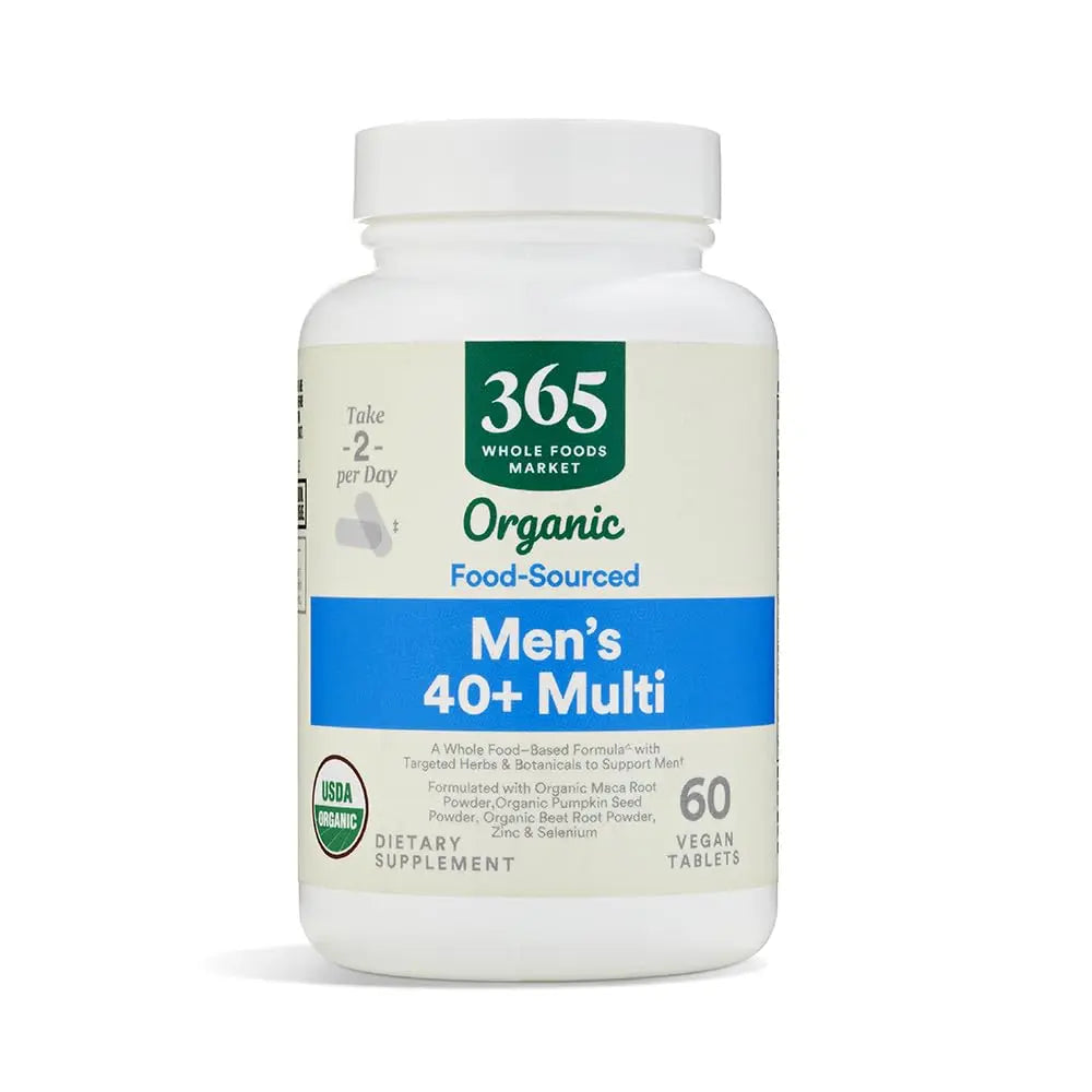 365 by Whole Foods Market, Vitamin Multi Mens Food Cultured 40 Plus, 60 Count 365 by Whole Foods Market