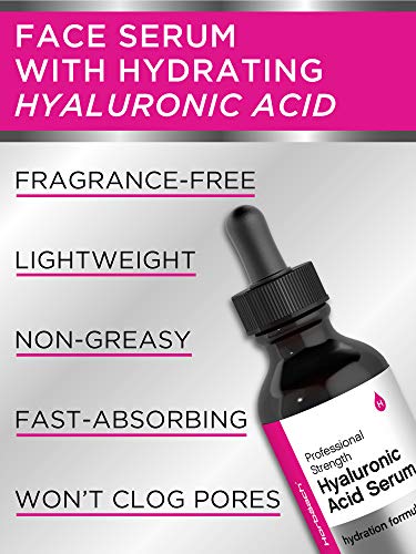 Hyaluronic Acid Serum For Face | 2 oz | Paraben & SLS Free Moisturizer | by Horbaach HorbäachBuy Supplements Australia