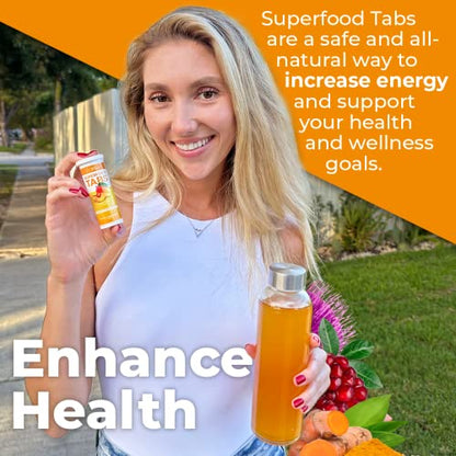 skinnytabs Superfood Tabs Detox Cleanse Drink - Fizzy Nutrition Supplement skinnytabsBuy Supplements Australia
