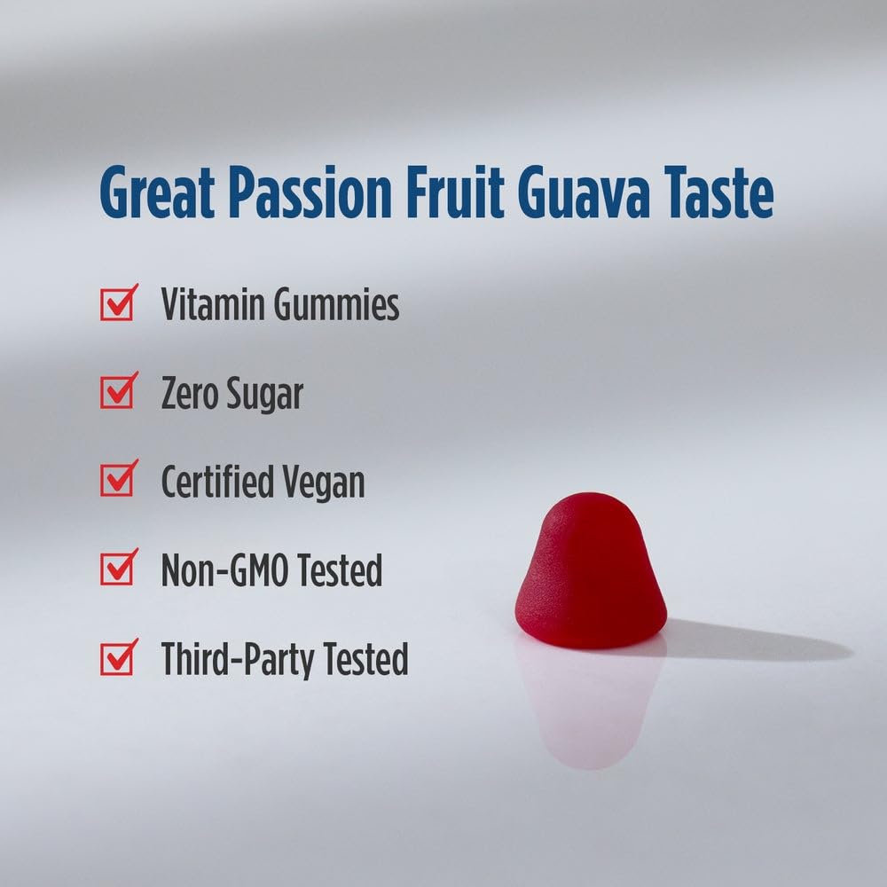 Nordic Naturals Zero Sugar Vitamin B12 Gummies - 2000 mcg Vitamin B12 per Gummy, Passion Fruit Guava Flavor - 30 Gummies, Essential Nutrient Support for Energy Production and Brain Health, 30 Servings Nordic NaturalsBuy Supplements Australia