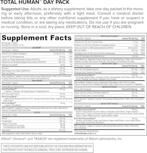 ONNIT Total Human Adult Multivitamin Dietary Supplement Comprehensive Capsule Packs with Day and Night Support ONNITBuy Supplements Australia