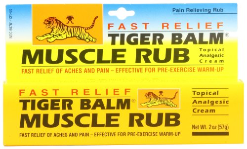 Tiger Muscle Rub Topical Analgesic Cream 2 Ounces (57 g) (Pack of 4) Tiger BalmBuy Supplements Australia