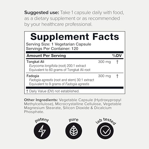 Ultra Concentrated 69,000mg Tongkat Ali Fadogia Agrestis Blend – 200:1 Tongkat Ali + 30:1 ToniiqBuy Supplements Australia