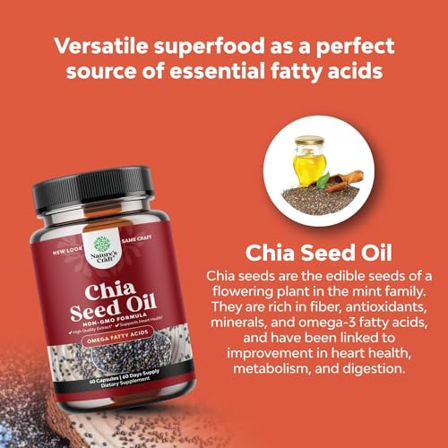 Potent Chia Seed Extract Pills for Men and Women Natural Supplement for Weight Loss Natures CraftBuy Supplements Australia