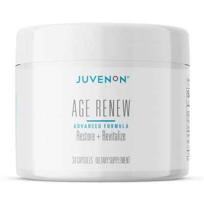 Juvenon AgeRenew Beta Glucan Anti Aging Immunity Support Supplement, Beta Glucan with Zinc Quercetin for Immune Defense Boost JuvenonBuy Supplements Australia