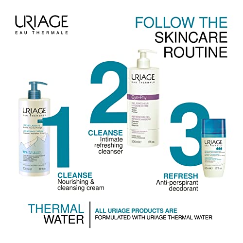 Uriage Gyn Phy Refreshing Intimate Gel | Feminine pH Balancing Wash to Gently Clean, Protect and Soothe UriageBuy Supplements Australia