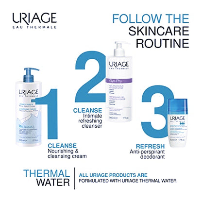 Uriage Gyn Phy Refreshing Intimate Gel | Feminine pH Balancing Wash to Gently Clean, Protect and Soothe UriageBuy Supplements Australia