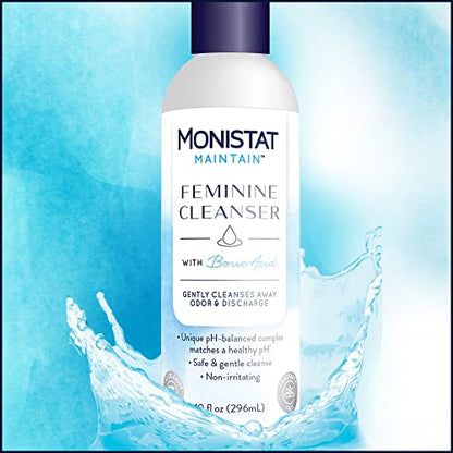 Monistat Boric Acid Feminine Cleanser, Fragrance Free Feminine Wash, 10 Fl MonistatBuy Supplements Australia