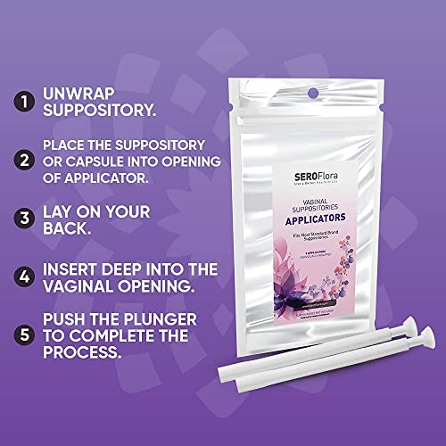 SEROVERA Seroflora Boric Acid Suppositories Applicators for Women, Individually Wrapped Pack of 7 SEROVERABuy Supplements Australia