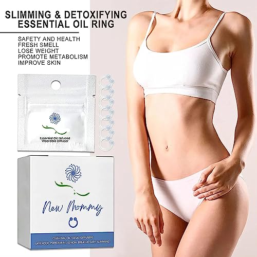14Pcs Superslim S_limming & Detoxifying Essential Oil Ring, Firming Essential Oil Ring Heath SecretBuy Supplements Australia