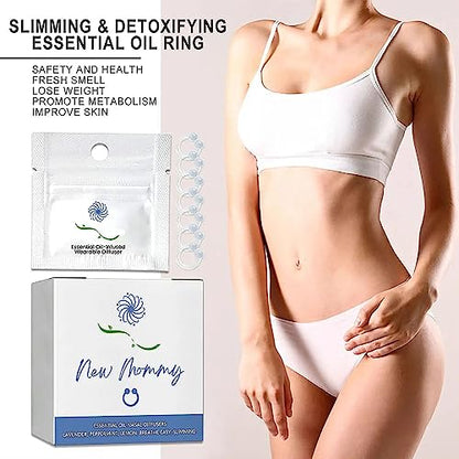 14Pcs Superslim S_limming & Detoxifying Essential Oil Ring, Firming Essential Oil Ring Heath SecretBuy Supplements Australia
