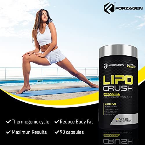 Forzagen Lipocrush Thermogenic Fat Burner for Men and Women, 90 Belly Fat Burner ForzagenBuy Supplements Australia