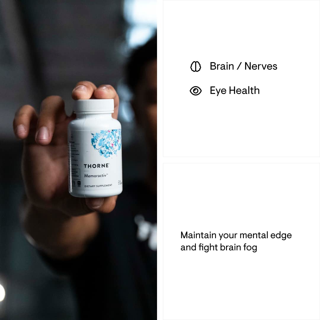 Thorne Memoractiv - Nootropic Brain Supplement for Focus, Creativity, and Concentration ThorneBuy Supplements Australia