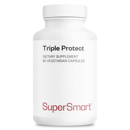 Supersmart - Triple Protect Supplement - Combines the Most Widely-Studied Natural Compounds - May Support Healthy Heart | Non-GMO & Gluten Free - 90 Vegetarian Capsules SupersmartBuy Supplements Australia