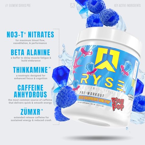 Ryse Element Series Pre-Workout | Everyday Pre-Workout | Beta Alanine, NO3-T Nitrates RYSE Up SupplementsBuy Supplements Australia