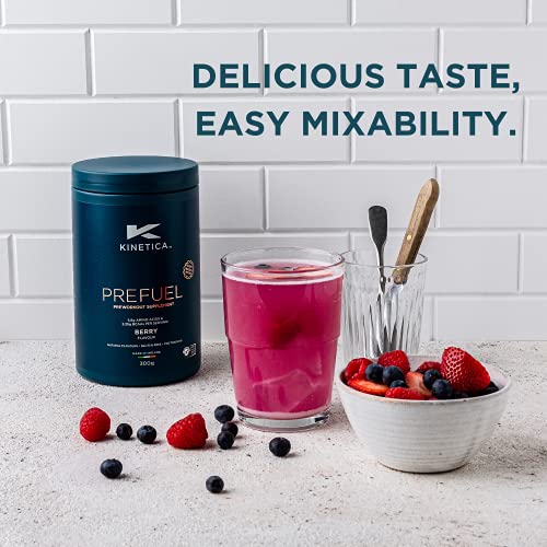 Kinetica PreFuel, Pre Workout, 5.9g Amino Acids & 2.3g BCAA's per Serving, 30 Servings KineticaBuy Supplements Australia