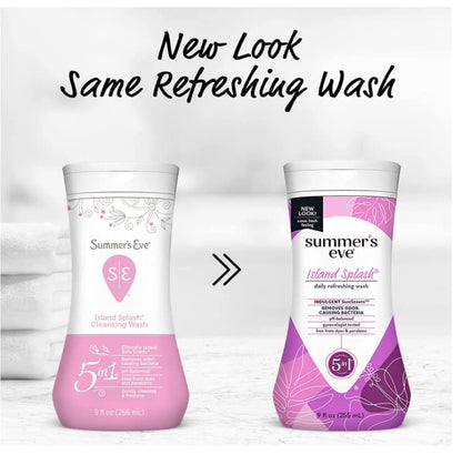 Summer's Eve Island Splash Refreshing Daily Feminine Wash, Removes Odor, pH balanced, 9 fl oz. (Pack of 2) Summer's EveBuy Supplements Australia