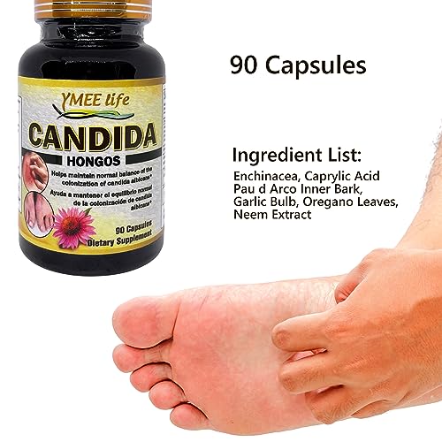 Productos El Colibri Candida Hongos 90 Capsules Productos El ColibriBuy Supplements Australia