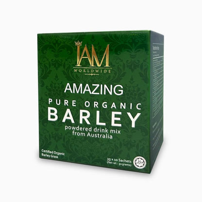 IAM Amazing Pure Organic Barley Powder Drink Barley Green Natural Blend XLXZHYFBuy Supplements Australia