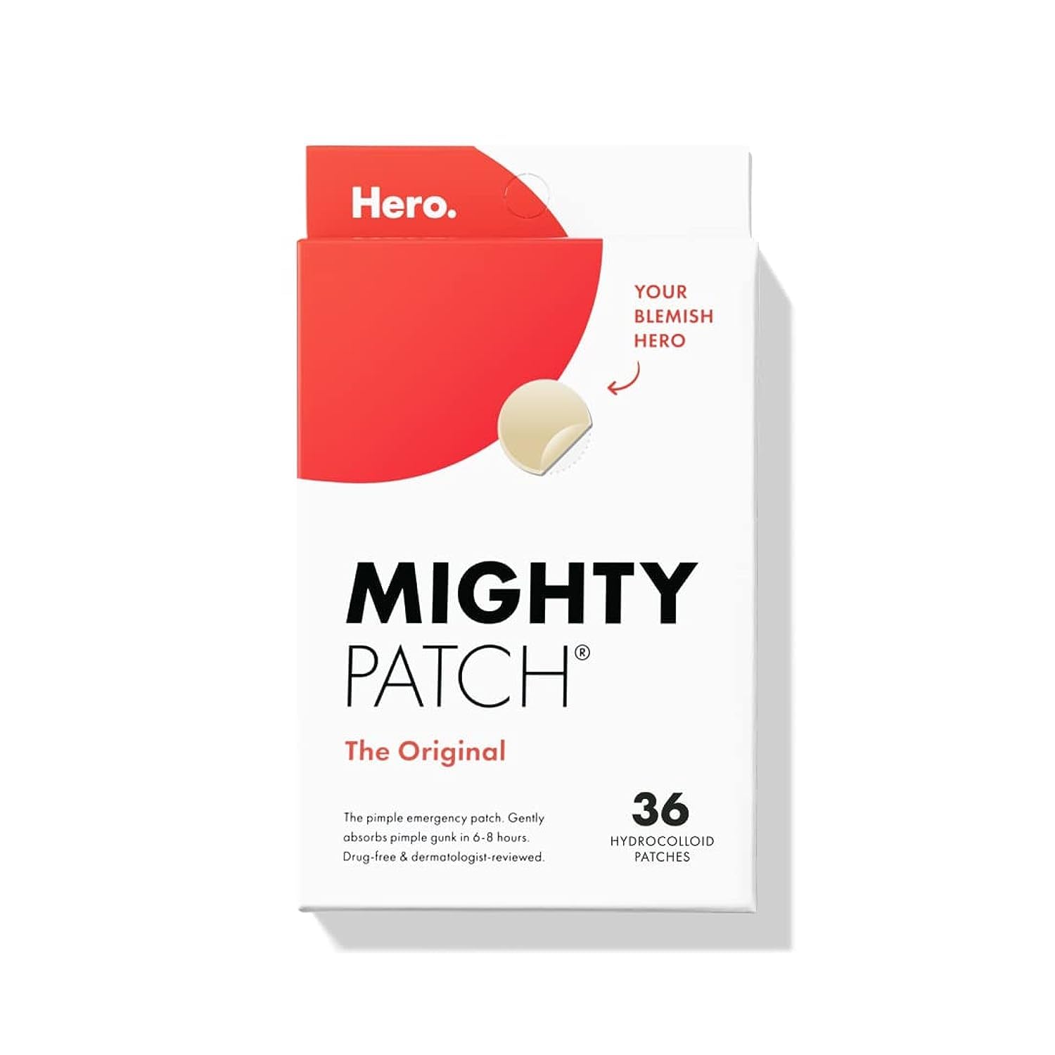 Mighty Patch Original from Hero Cosmetics - Hydrocolloid Acne Pimple Mighty PatchBuy Supplements Australia