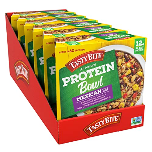 TASTY BITE Mexican Protein Bowl, 8.8 Ounce, Pack of 6, Ready to Eat, Microwaveable TASTY BITEBuy Supplements Australia