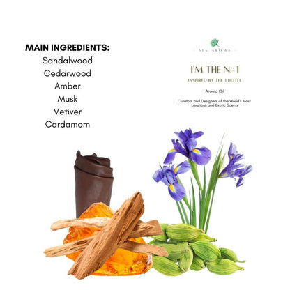 SLK Aroma - The No. 1 - Niche Blend of Essential Oils - Sandalwood, Cedarwood, Amber, Musk SLK AromaBuy Supplements Australia