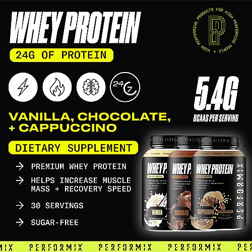 PERFORMIX - Whey Protein Isolate Blend - 24g of Protein - 5.4g of BCAAs - 110 Calories PERFORMIXBuy Supplements Australia