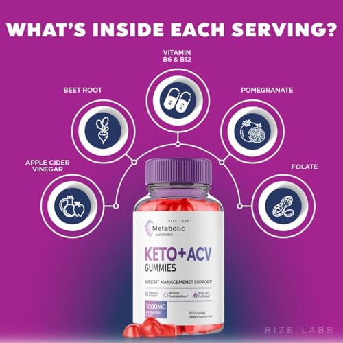 (2 Pack) Metabolic Solutions Keto ACV Gummies, Metabolic Solutions Keto+ACV Gummies rize labsBuy Supplements Australia