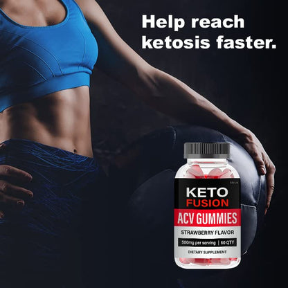 kivus Keto Fusion Gummies - Keto Fusion ACV Gummies (Single, 60 Gummies) kivusBuy Supplements Australia
