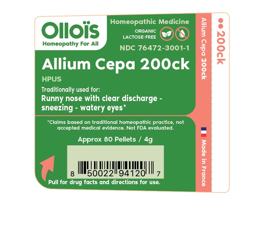 OLLOIS Allium Cepa 200ck Organic & Lactose-Free Homeopathic Medicine, 80 Pellets (Pack of 1) OLLOÏSBuy Supplements Australia