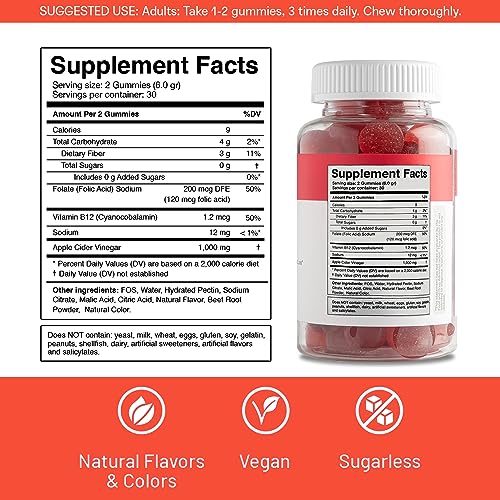 Sacred Roots Sugar-Free, Apple Cider Vinegar Gummies, 60 Gummies – Supports Healthy Sacred RootsBuy Supplements Australia